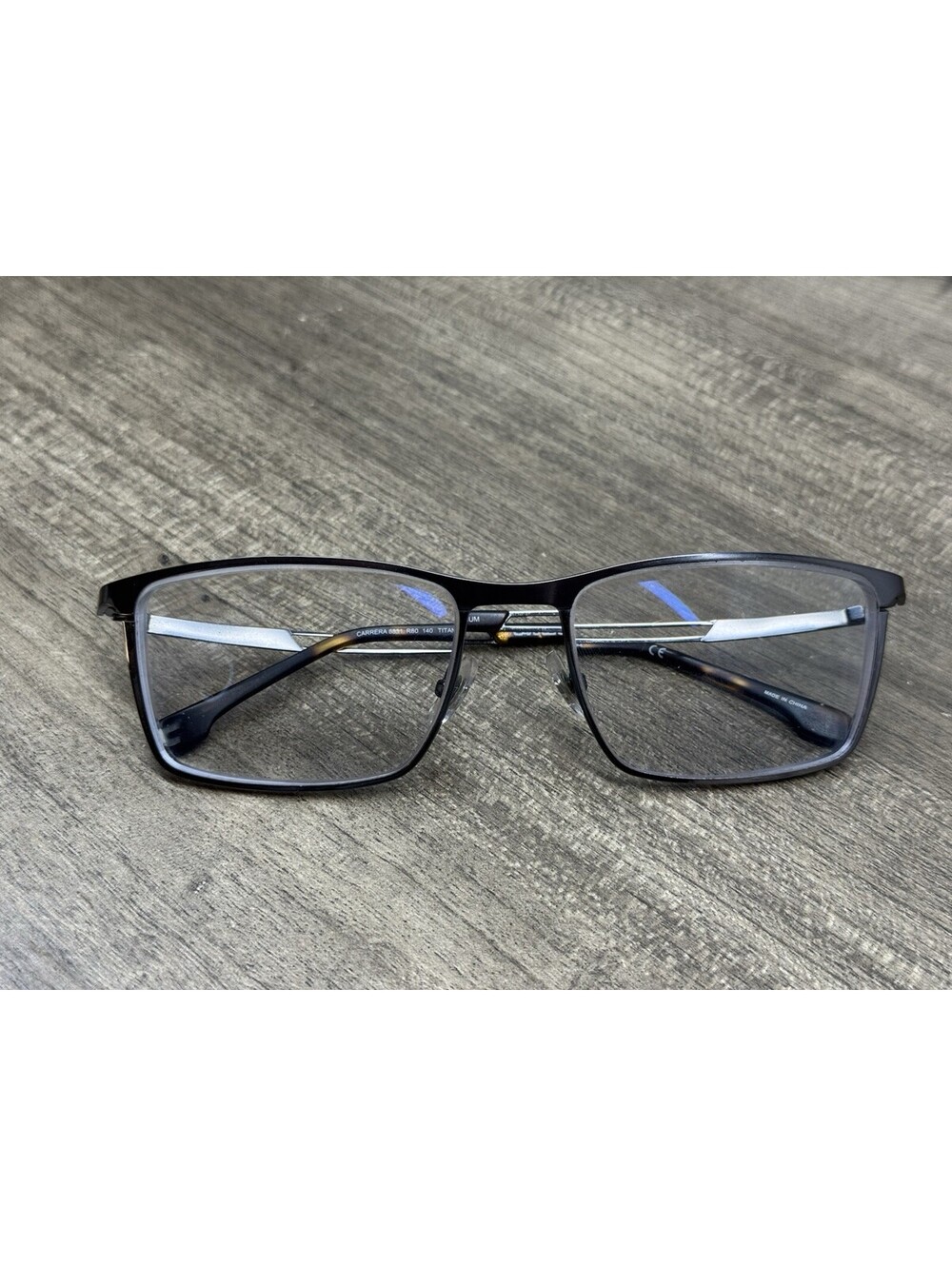 Carrera Eyeglasses 8831 R80 Semi Matte Dark Titanium Frames 55[]18-140